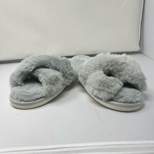 Grey slippers